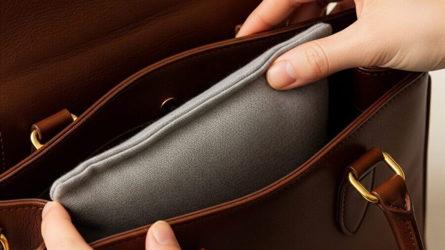 100均グッズが大活躍！バッグのあんこ代用品