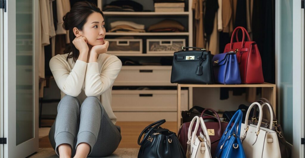 まずは現状把握から!使わないバッグを仕分けよう