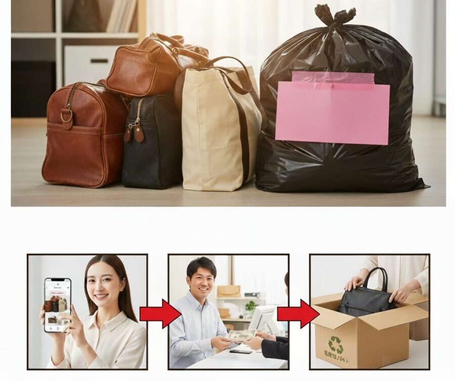 捨てるのはもったいない!カバンをお得に手放す3つの方法